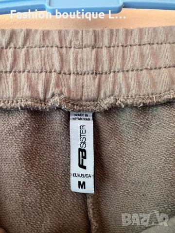 Къси панталонки М размер 100% памук в телесен цвят с бял кант , снимка 4 - Къси панталони и бермуди - 51170504