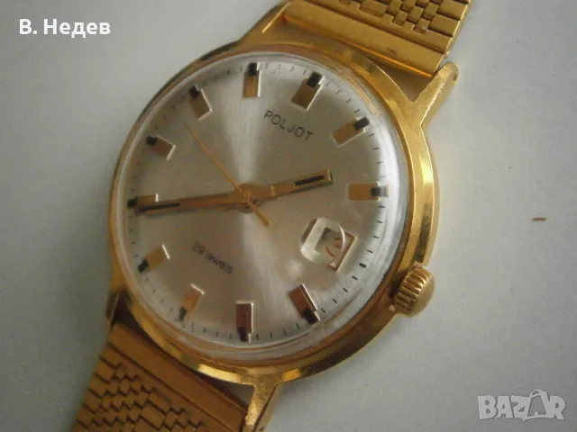 POLJOT /de luxe/, 2416, 29 jewels, automatic, USSR, ТОП!, снимка 2 - Мъжки - 48342087