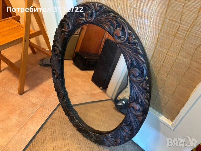 Голямо българско ретро огледало, снимка 3 - Колекции - 51466169