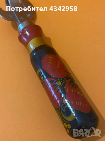 Винтидж отварачка « Хохлома»., снимка 2 - Антикварни и старинни предмети - 52810204