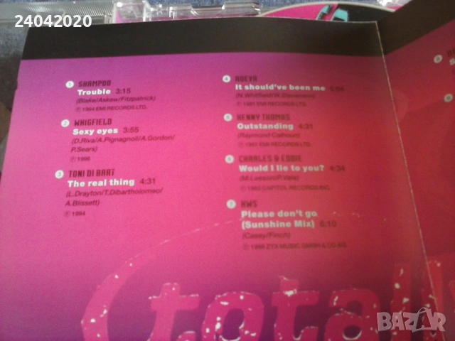 Totally No.1 of the 90's оригинален диск, снимка 4 - CD дискове - 53616311