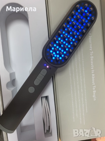 LED Терапия за коса / LED Гребен за коса / Безжичен, снимка 5 - Други - 51960657