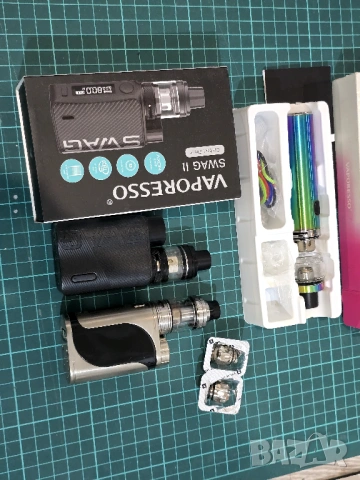 Вейпове Vaporesso и др. Вейп с Аксесоари , снимка 5 - Вейп без пълнители - 54295875