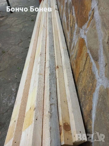 Талпи от чам 340 см дължина, снимка 4 - Строителни материали - 52509075