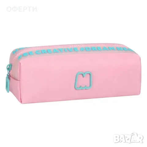 Несесер Marshmallow Pink Rubber Be Creative 22x7x8cm арт No225699, снимка 1 - Раници - 46931745