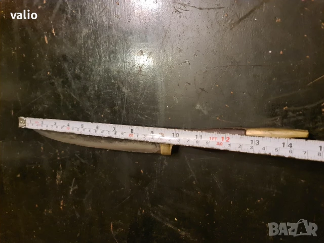 Стар голям нож с кучешка глава, снимка 5 - Антикварни и старинни предмети - 51049506