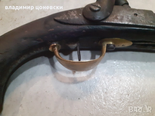 Френски капсулен наполеонов пистолет,пищов,оръжие, снимка 4 - Антикварни и старинни предмети - 54066985
