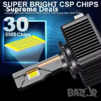 LED Крушки D1S D3S + 300 % , снимка 6 - Аксесоари и консумативи - 54155851