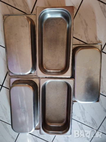 Гастронорми 5 броя 32/17/6 см. , снимка 2 - Хладилни витрини и фризери - 52167067