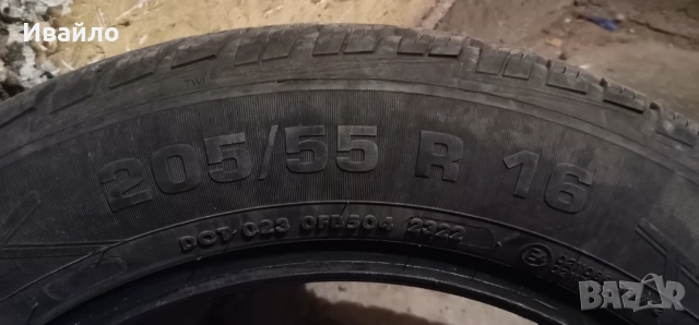 Продавам 2 броя зимни гуми 205.55.16 на 1 сезон дот 2022 Vresstain , снимка 4 - Гуми и джанти - 53993199