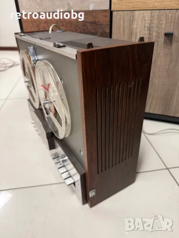 🔊Ретро ролков магнетофон PHILIPS 4404 + капак - след пълен рекап - напълно възстановен🔊, снимка 8 - Декове - 49941924