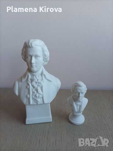 Статуетки Моцарт и Шопен, снимка 1 - Статуетки - 45875827