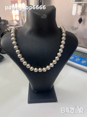 Сребърно колие 925, снимка 3 - Колиета, медальони, синджири - 51664101