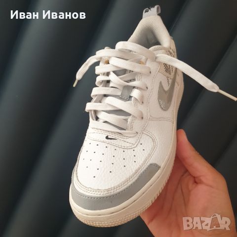 маратонки Nike Air Force 1 LV8 2 'White Wolf Grey' номер 37,5-38, снимка 11 - Маратонки - 46589596