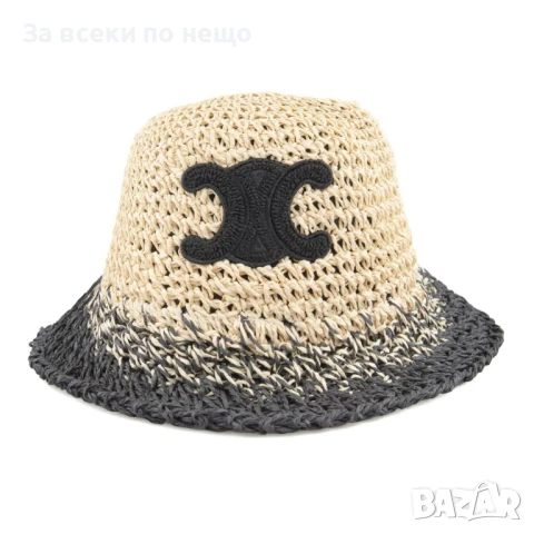 Celine Дамска Лятна Шапка Тип Идиотка Селин - Налични Различни Цветове Код E685, снимка 5 - Шапки - 51149581