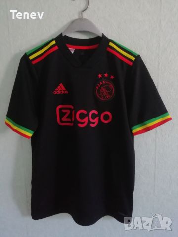 Ajax Adidas Bob Marley 3 Little Birds оригинална тениска фланелка Аякс Боб Марли 2021/2022, снимка 1 - Тениски - 46578384