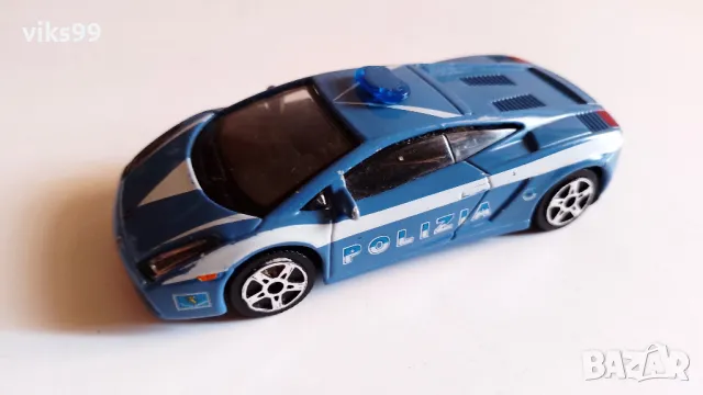 Bburago Lamborghini Gallardo Polizia - Мащаб 1:43, снимка 2 - Колекции - 49338628