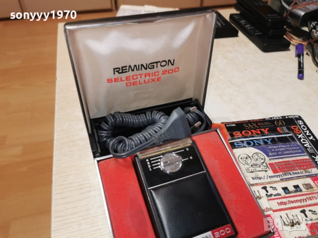 REMINGTON SELECTRIC 200 DELUXE-220V ВНОС SWISS 2112251018, снимка 6 - Колекции - 52863638