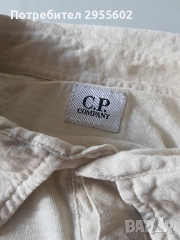 C.P.Company 100% ленена тениска, снимка 7 - Тениски - 45468000