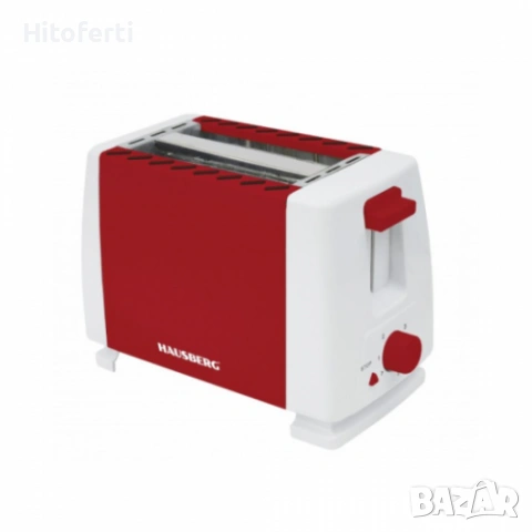 Тостер за 2 филийки HAUSBERG 150NG, снимка 3 - Тостери - 54269727