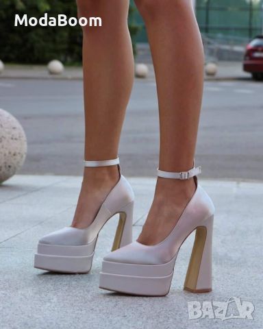 🩶Стилни сатенени дамски обувки на ток🩶