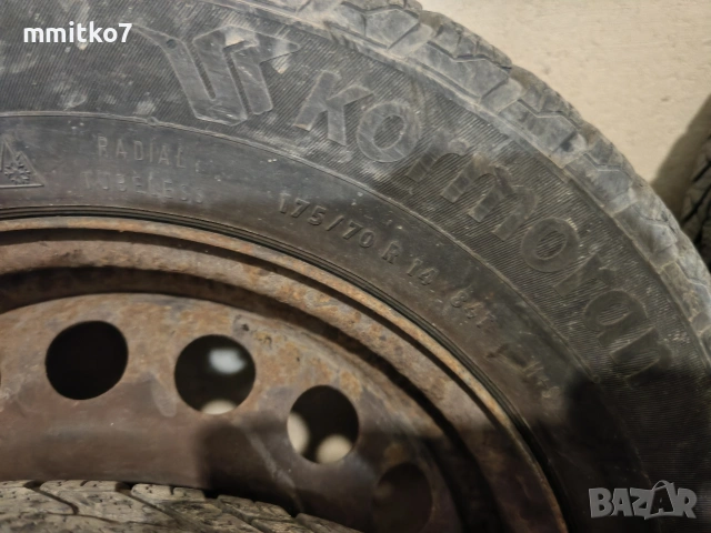 джанти с гуми за митцубиши 14, снимка 3 - Гуми и джанти - 54292802