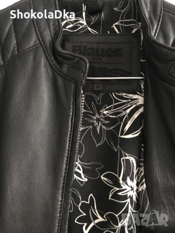 Blauer USA Кожено яке XS/S, снимка 5 - Якета - 47259986
