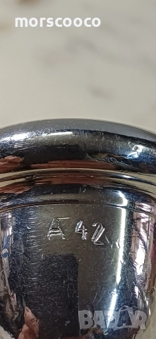 Голям мундщук със сребърно покритие , снимка 2 - Духови инструменти - 52898104