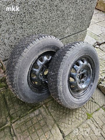 Зимни гуми Lassa Snoways2 с джанти 13 цола 155/80 R13  4х100, снимка 1 - Гуми и джанти - 45946513