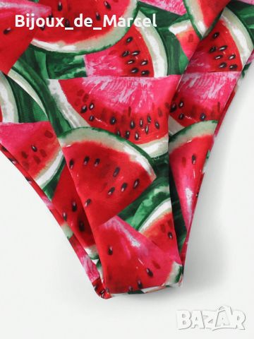 Бански Watermelon Red - XS S M L размери, снимка 9 - Бански костюми - 45477603