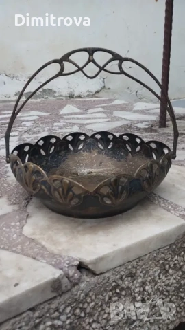 Посребрена бонбониера стил Арт Нуво, снимка 2 - Антикварни и старинни предмети - 53584557