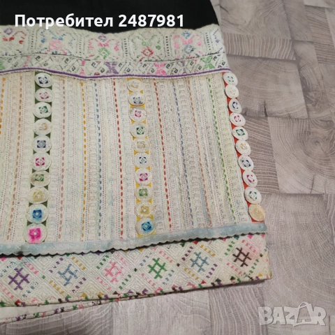 Ямболска носия белкосник и престилки, снимка 6 - Антикварни и старинни предмети - 52306782