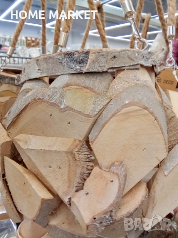 Уникална декоративна кошница - саксия 