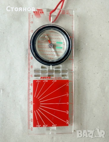 Швейцарски компас Recta DS-40, снимка 2 - Екипировка - 53788444