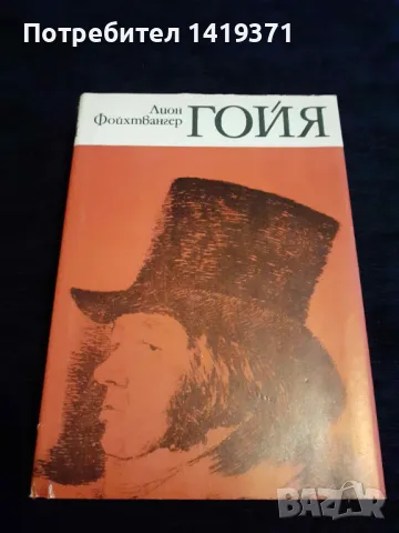 Гойя или трудният път към прозрението - Лион Фойхтвангер, снимка 1 - Художествена литература - 48400854