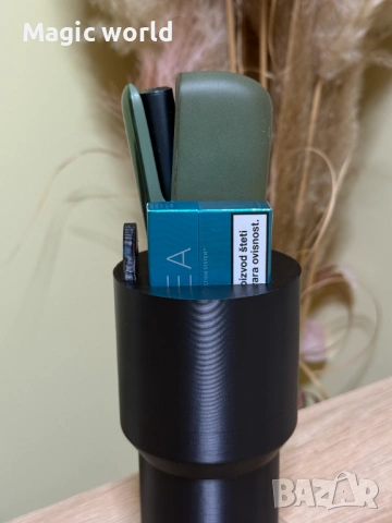 Стойка за кола за Iqos Iluma с пепелник, снимка 3 - Аксесоари и консумативи - 53654861