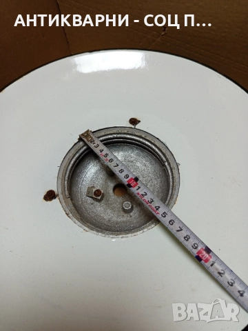 Соц Стара Емайлирана Лампа. , снимка 7 - Антикварни и старинни предмети - 51781617