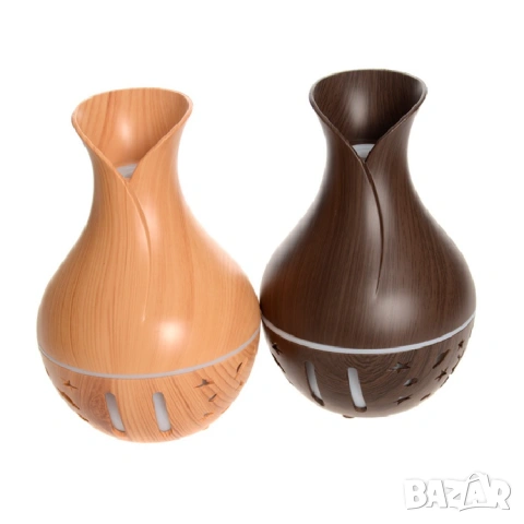  2в1 овлажнител и ароматизатор LED с форма на ваза с етерично масло подарък, снимка 2 - Други - 54018993