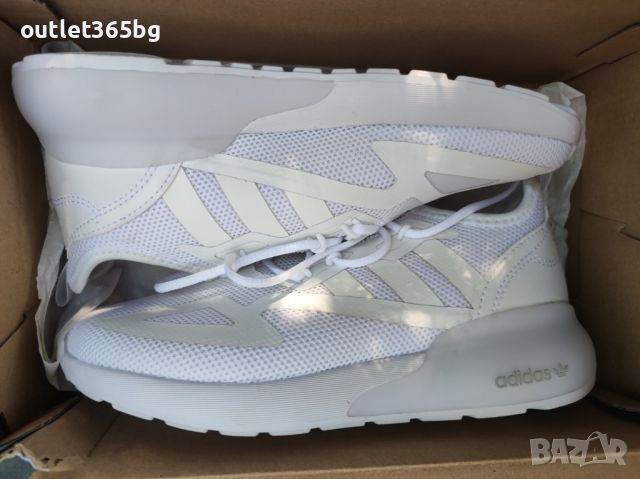 Adidas - ZX 2K J Triple White №34 Оригинал Код 945, снимка 1 - Детски маратонки - 46513654