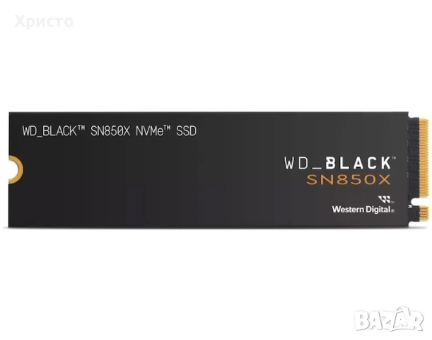 НОВ!!! Високоскоростен вътрешен SSD Western Digital Black SN850X 8 TB (M.2 2280, PCIe 4.0 x4, NVMe) , снимка 2 - Твърди дискове - 51636084