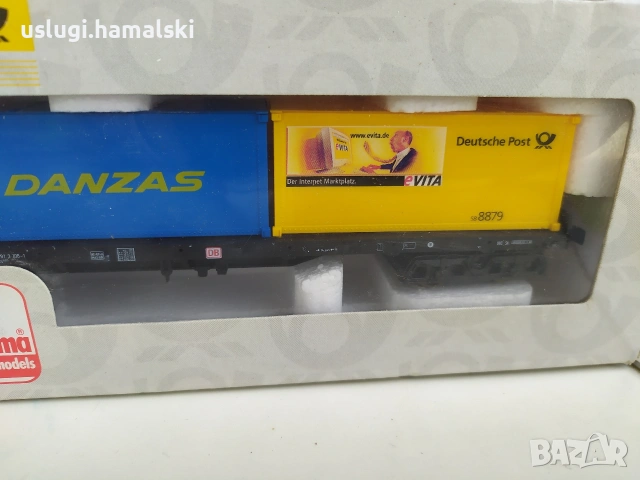 Стара играчка вагон/влакче, снимка 3 - Антикварни и старинни предмети - 53593742