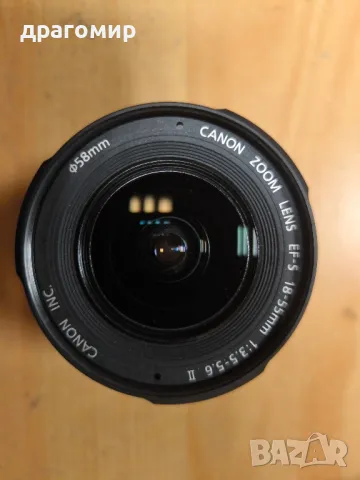 CANON Zoom lens EF-S 18-55 mm, снимка 1 - Обективи и филтри - 47938629