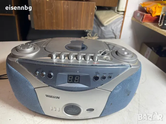 Watson CD Радио и Касетефон , снимка 2 - Радиокасетофони, транзистори - 49941303