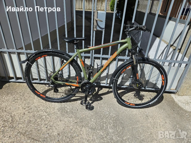 Хидравлика-алуминиев велосипед 29 цола GRECOS-шест месеца гаранция, снимка 1