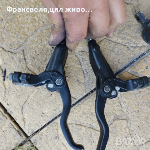 Чифт работещи хидравлични спирачки за велосипед колело Shimano br m 447, снимка 5 - Части за велосипеди - 47168390