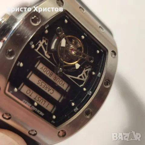 Мъжки луксозен часовник Richard Mille Tourbillon RM 69 Ti Limited Edition , снимка 13 - Мъжки - 47088630