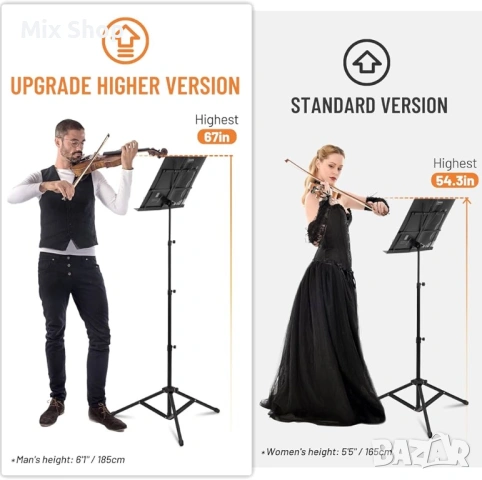 Нова Преносима метална стойка CAHAYA с калъф за носене, снимка 4 - Друга електроника - 53605574