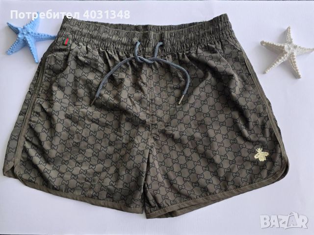 Мъжки плажни шорти Gucci, снимка 4 - Бански - 45734361