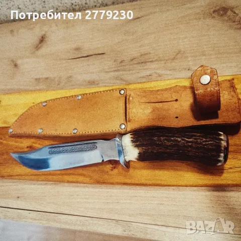 Ловен масивен нож ръчна изработка Нов!, снимка 13 - Ножове - 49966935