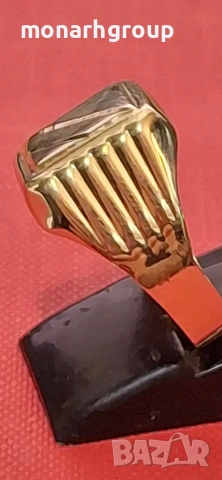 Златен пръстен , снимка 5 - Пръстени - 54253479